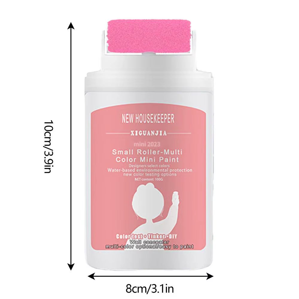 WallFix™ Mini Rolling Paint Brush – DIY Wall Repair Tool for Quick Mark & Graffiti Coverage